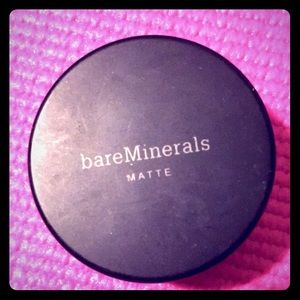 Bare Minerals matte powder foundation.